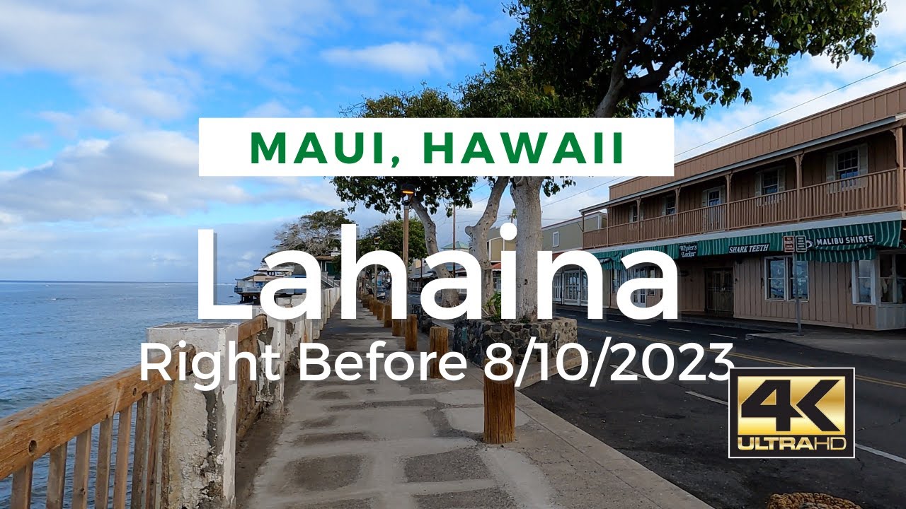 Lahaina, Maui, Hawaii（ラハイナ、マウイ島） - Captured in July 2023 before the recent fire