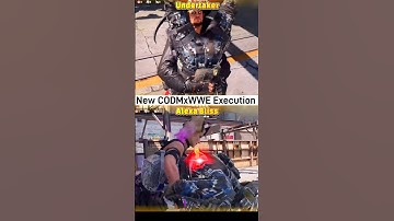New Undertaker and Alexa Bliss Execution 💀 #codm #codmobile #shorts