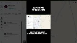 How to add website to google maps #shorts #viral #coding #googlemaps #ai