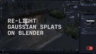 Blender tutorial: Re-light any point cloud / gaussian splats with this addon