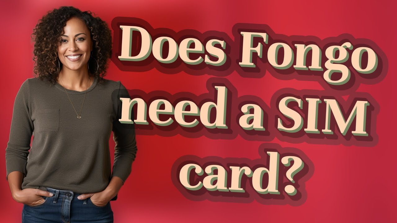 Does Fongo need a SIM card? - YouTube