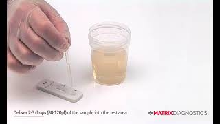 Matrix Diagnostics -  How To Use a Matrix Single Cassette Drug Test