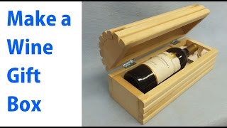 Read Full Article: http://goo.gl/DaeXFp Make this great little wine gift box, just large enough to hold a nice bottle of wine, or 