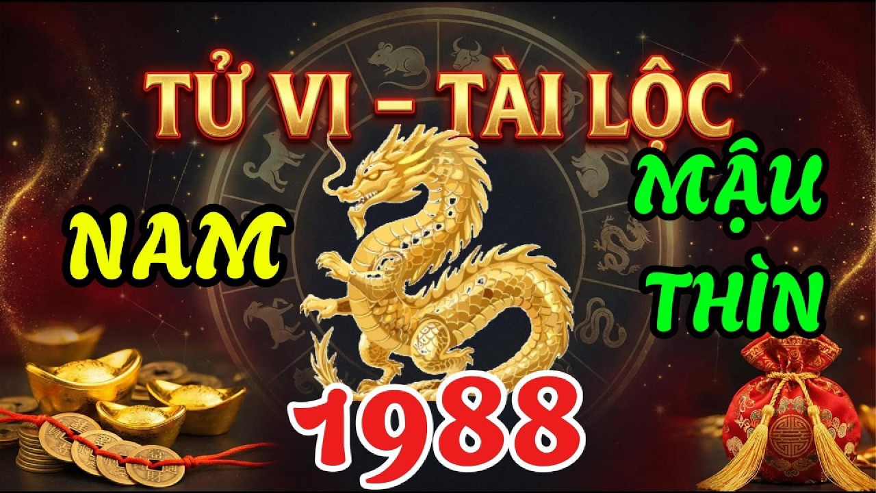 Nam Sinh Năm 1988 Năm 2026 Có Giàu Không – Luận Giải Tử Vi Mậu Thìn Về Tiền Bạc, Công Danh, Gia Đình