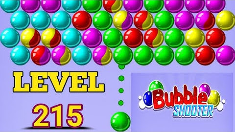 Bubble Shooter Gameplay | bubble shooter game level #215 | Bubble shooter Android Gameplay #bubbles