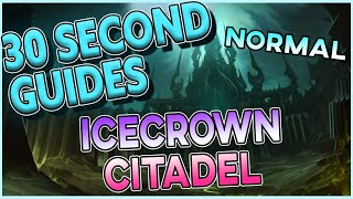 Icecrown Citadel - 30 Second Guides - All Bosses - Normal