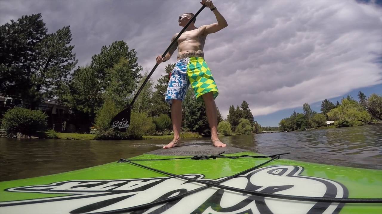 Paddle Boarding the Deschutes river - YouTube