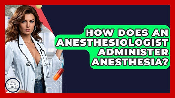 How Does An Anesthesiologist Administer Anesthesia? - The Operating Table