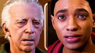 Old Man insults Miles dead dad but Peter defends him - Spider-Man Remastered PC