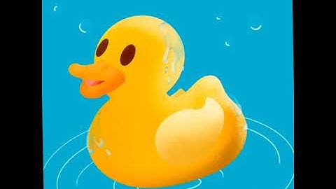 Drawing a duck in Procreate | Timelapse