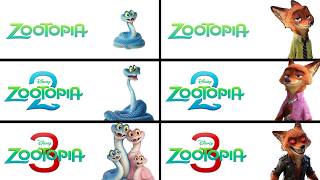 Evolution Of Zootopia 2016 - 2027
