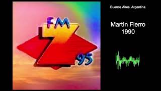 La Z95 gana un Martín Fierro!!! - Buenos Aires, Argentina 1990