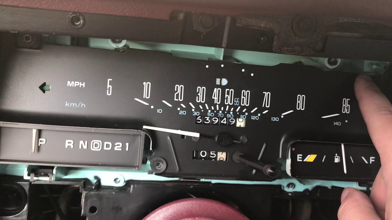 Speedometer lights on 1983 Oldsmobile 98