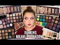 The Best and Worst of Milani Eyeshadow! Ranking My Milani Eyeshadow Palettes!