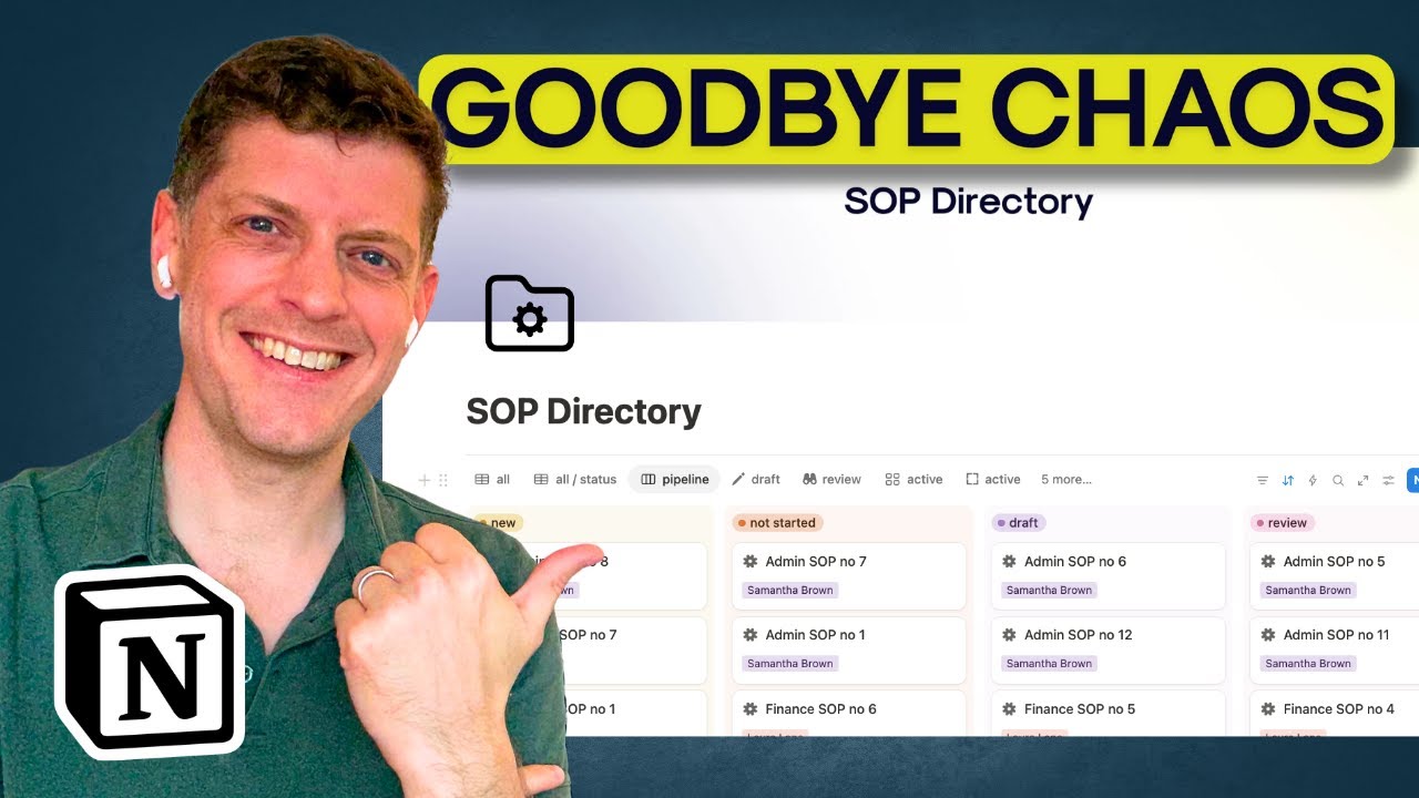 How to manage your SOPs with Notion (FREE Notion template) - YouTube