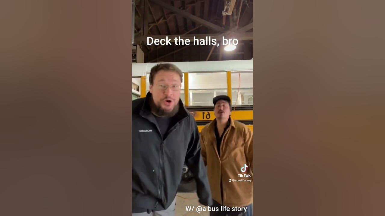 Deck the halls!!! bros #ChristmasCarol's #deckthehalls #funny