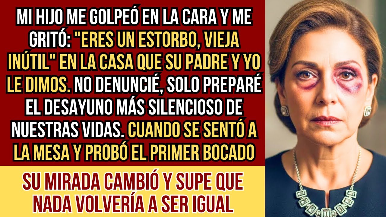 HISTORIAS REALES. Mi propio hijo me llamó ESTORBO en mi casa. En el desayuno en silencio algo cambió