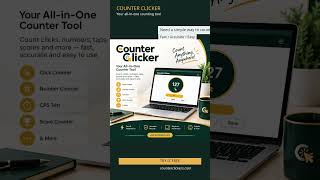 Counter Clicker – Count Anything, Anywhere! 🔢 | Free Online Counter #clickcounter #counterclicker