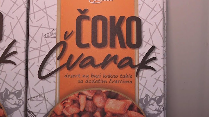 Čokolada sa čvarcima iz Vojke