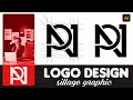 Design a monogram logo illustrator tutorial  pn monogram logo design