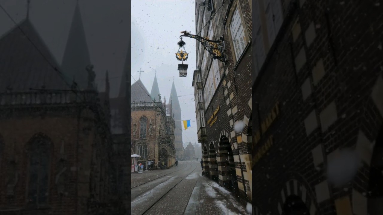 Bremen in winter - Trip footage