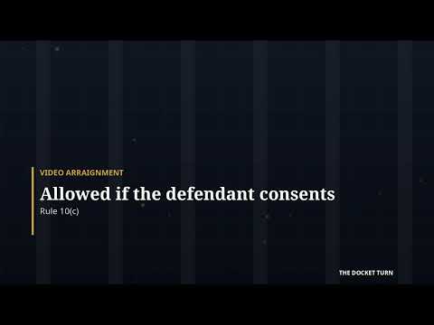 Must a Defendant Be Present? Federal Rules 43 and 10