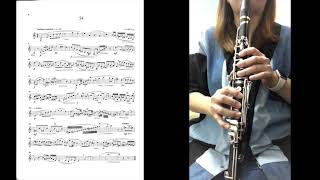 80 Graded Studies for Clarinet Book 2 no.54