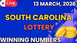 South Carolina Midday Lottery Results For - 13 Mar, 2026 - Pick 3 - Pick 4 - Cash 5 - Powerball