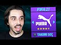 PUMA TAKIMIYLA REBUILD YAPTIM! // FIFA 21 KARİYER MODU