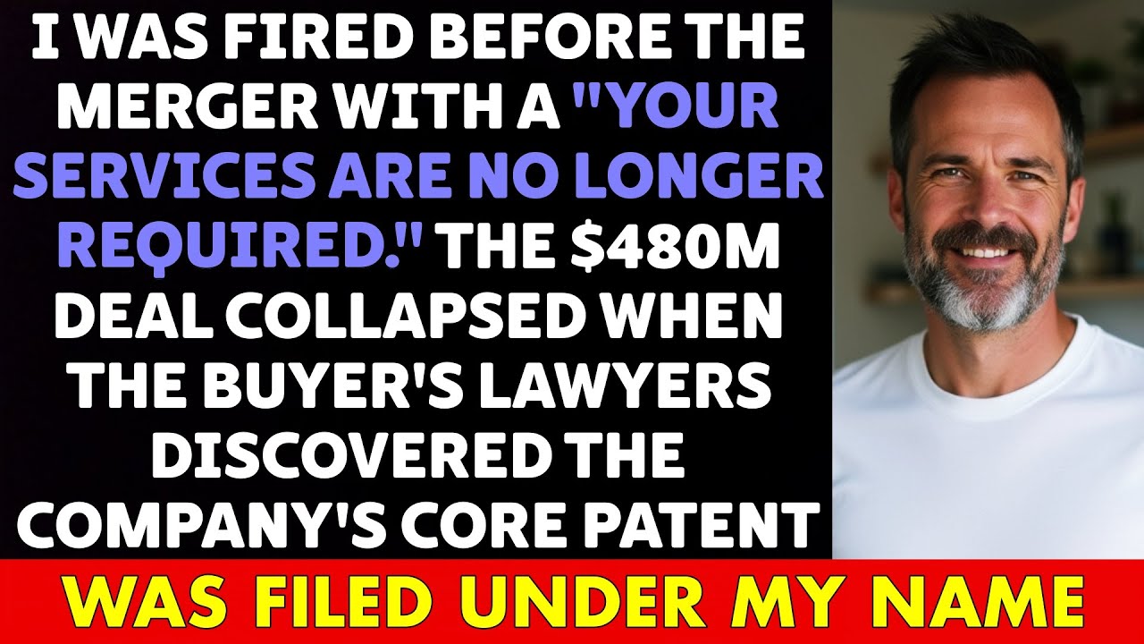 Fired Before $480M Merger — I Owned the Patent That Ended My CEO’s Career.