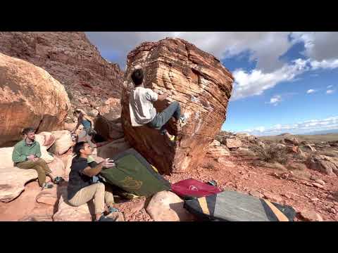 Beta Video for climb Poison Control v8, Red Rock