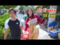 Ty Thy phát xôi từ thiện Bịnh-viện Chợ-Rẫy - Ty Thy Vlog Gỏi đu đủ
