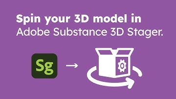 Spin your model in Substance 3D Stager