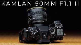 Kamlan 50mm f1.1 MKII Review