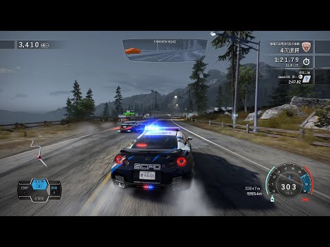 [警察] 極速快感：超熱力追緝 重製版 | Nissan GT-R R35 | 攔截模式+熱力追緝模式