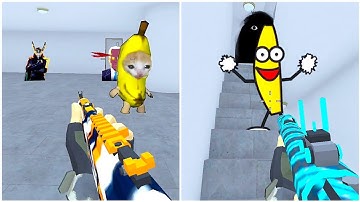 Nextbots Sandbox in Backrooms Shooter Gameplay 140, Sandbox Android Games  ios Walkthrough Simulator