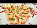 Ну, оОчень вкусная Закуска - Фаршированные Помидоры с Креветками и Сыром!