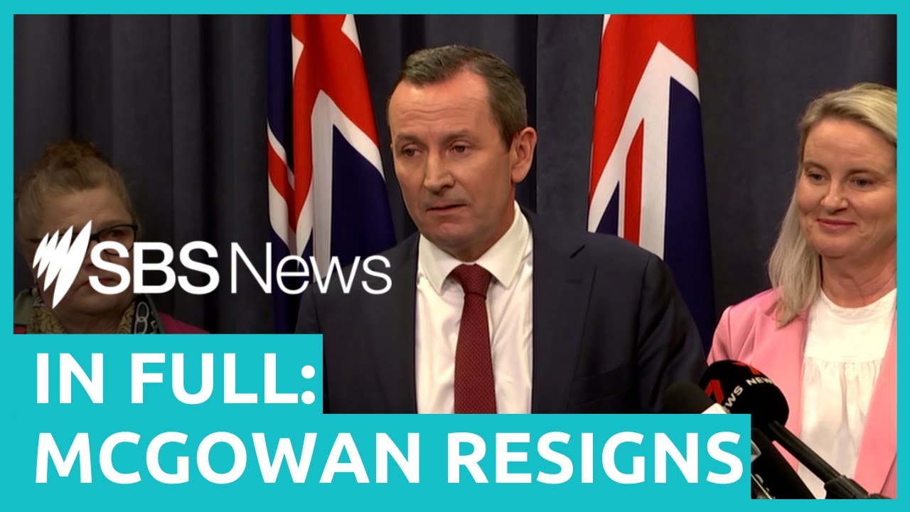 IN FULL: WA Premier Mark McGowan resigns | SBS News - YouTube