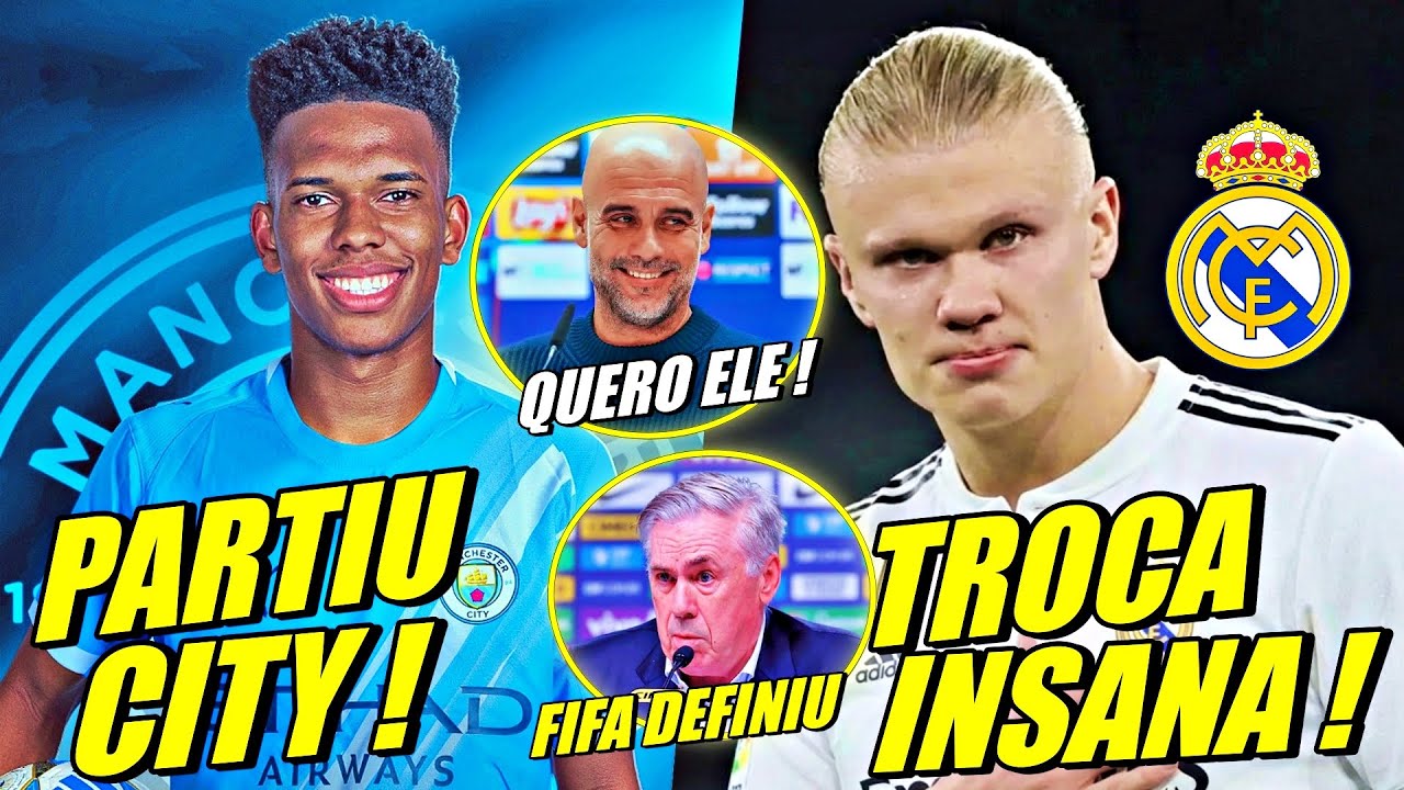 INGLESES ENLOUQUECERAM !! ESTEVÃO DANDO ADEUS ! REAL APROVA HAALAND E MAIS