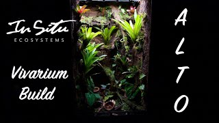 How To Build A Bioactive Insitu Ecosystems ALTO Vivarium for Poison Dart Frogs From Start to Finish!