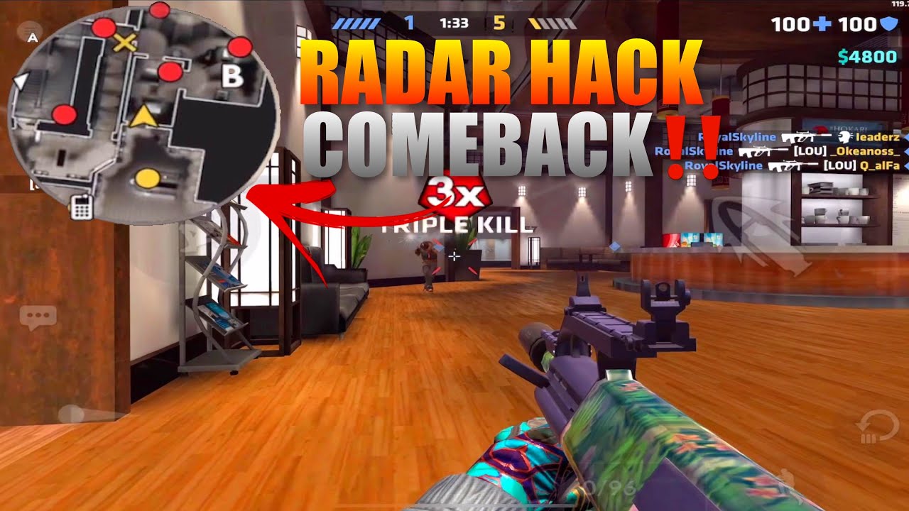 Critical Ops Ranked Aug Ace Comeback With Radar Hacks Youtube - roblox radar hack