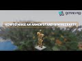 How to Make an Armor Stand in Minecraft - Tutorial/Step-by-step Guide