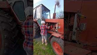 ДЕДОВСКИЙ СПОСОБ РАБОТАЕТ😱🚜 #трактор #tractor #тракторист #юмз #беларус #хтз #тракторы