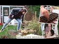 Preparing for spring gardening vlog  perennial cleanup planning  sowing