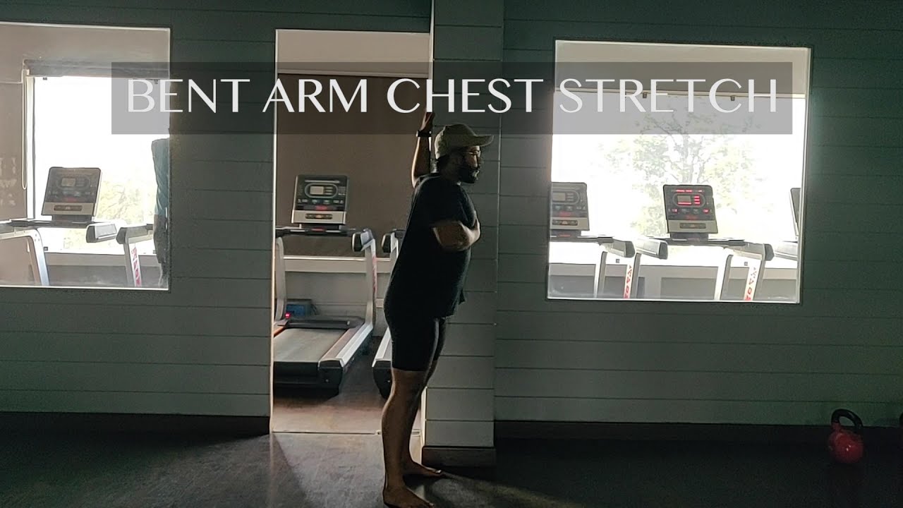 Bent arm chest stretch YouTube
