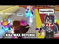 Smexykitty bg vs max defense players skyblock