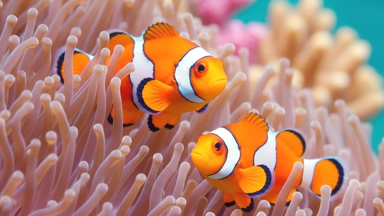 The Best 4K Aquarium 🐠 Explore the Stunning World of Sea Jellyfish and Beautiful Coral Reef Fish.#96