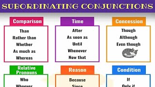 Subordinating Conjunctions (with Examples) | English Grammar