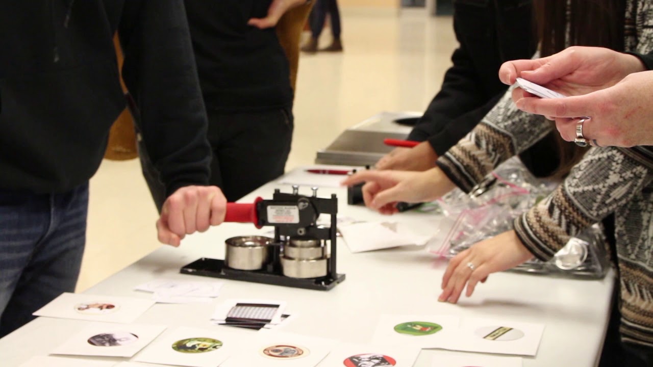 Button Making at the Rutgers University Libraries