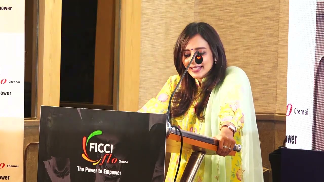 Cherie Blair CBE KC at FLO Chennai under leadership of Chairperson Dr.CA.CMA.CS.Divya Abhishek